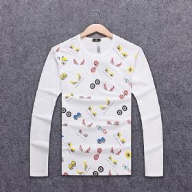 פנדי Fendi חולצות ארוכות לגבר רפליקה איכות AAA מחיר כולל משלוח דגם 99