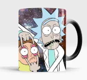 ריק ומורטי Rick and Morty כוסות מחיר כולל משלוח דגם 2