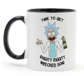 ריק ומורטי Rick and Morty כוסות מחיר כולל משלוח דגם 13