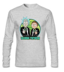 ריק ומורטי Rick and Morty חולצות ארוכות לגבר מחיר כולל משלוח דגם 142