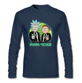 ריק ומורטי Rick and Morty חולצות ארוכות לגבר מחיר כולל משלוח דגם 143