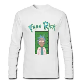 ריק ומורטי Rick and Morty חולצות ארוכות לגבר מחיר כולל משלוח דגם 158