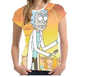 ריק ומורטי Rick and Morty חולצות קצרות טי שירט לנשים ב49 ש"ח בלבד! מחיר כולל משלוח דגם 198