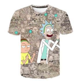 ריק ומורטי Rick and Morty חולצות קצרות טי שירט לנשים ב49 ש"ח בלבד! מחיר כולל משלוח דגם 173