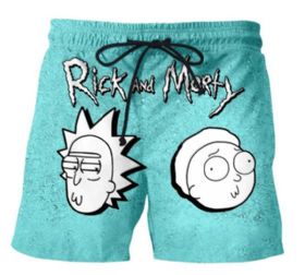 ריק ומורטי Rick and Morty מכנסיים קצרים לנשים מחיר כולל משלוח דגם 6