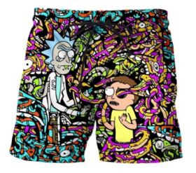 ריק ומורטי Rick and Morty מכנסיים קצרים לנשים מחיר כולל משלוח דגם 8