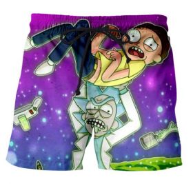 ריק ומורטי Rick and Morty מכנסיים קצרים לנשים מחיר כולל משלוח דגם 34