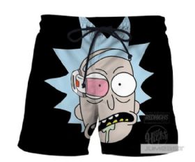 ריק ומורטי Rick and Morty מכנסיים קצרים לנשים מחיר כולל משלוח דגם 45