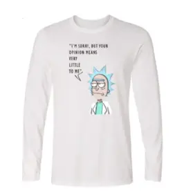 ריק ומורטי Rick and Morty חולצות ארוכות לנשים מחיר כולל משלוח דגם 19