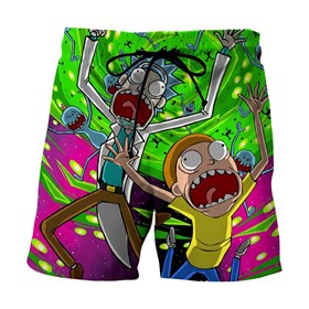 ריק ומורטי Rick and Morty מכנסיים קצרים לגבר מחיר כולל משלוח דגם 17