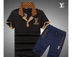 לואי ויטון Louis Vuitton חליפות טרנינג קצרות לגבר רפליקה איכות AAA מחיר כולל משלוח דגם 1