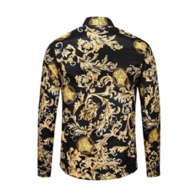 ורסצ'ה Versace חולצות מכופתרות ארוכות לגבר רפליקה איכות AAA מחיר כולל משלוח דגם 103