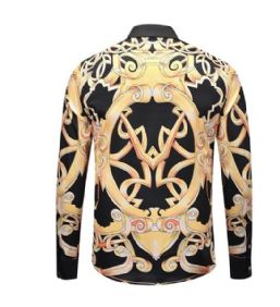 ורסצ'ה Versace חולצות מכופתרות ארוכות לגבר רפליקה איכות AAA מחיר כולל משלוח דגם 107