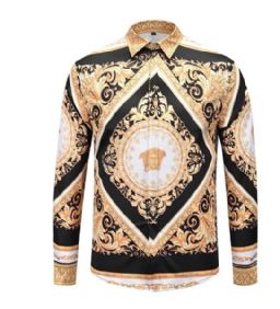 ורסצ'ה Versace חולצות מכופתרות ארוכות לגבר רפליקה איכות AAA מחיר כולל משלוח דגם 111