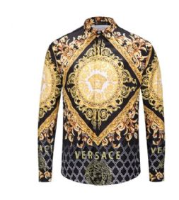 ורסצ'ה Versace חולצות מכופתרות ארוכות לגבר רפליקה איכות AAA מחיר כולל משלוח דגם 123