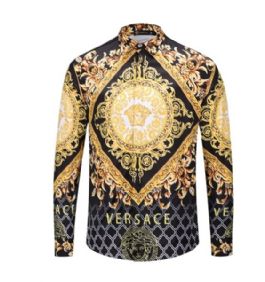 ורסצ'ה Versace חולצות מכופתרות ארוכות לגבר רפליקה איכות AAA מחיר כולל משלוח דגם 126