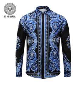 ורסצ'ה Versace חולצות מכופתרות ארוכות לגבר רפליקה איכות AAA מחיר כולל משלוח דגם 165