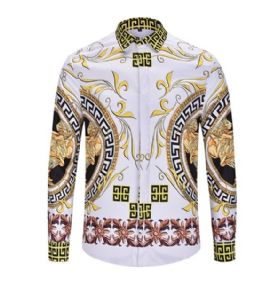 ורסצ'ה Versace חולצות מכופתרות ארוכות לגבר רפליקה איכות AAA מחיר כולל משלוח דגם 167