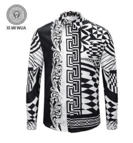 ורסצ'ה Versace חולצות מכופתרות ארוכות לגבר רפליקה איכות AAA מחיר כולל משלוח דגם 170