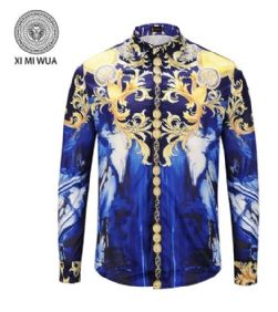 ורסצ'ה Versace חולצות מכופתרות ארוכות לגבר רפליקה איכות AAA מחיר כולל משלוח דגם 191